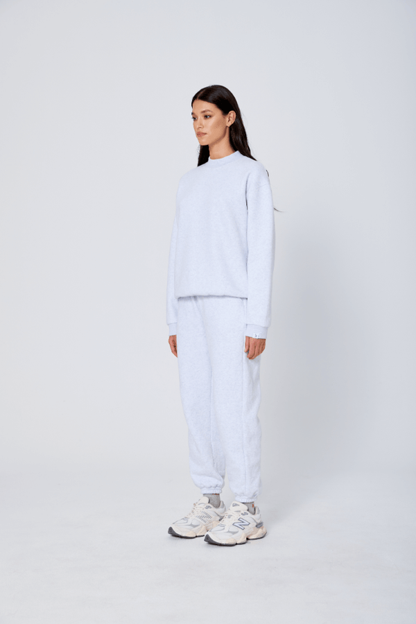 THE TRACK PANT - GREY MARLE