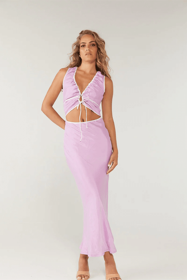 ENCORE DRESS FROSTED LILAC